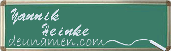 Yannik Heinke Visitenkarte
